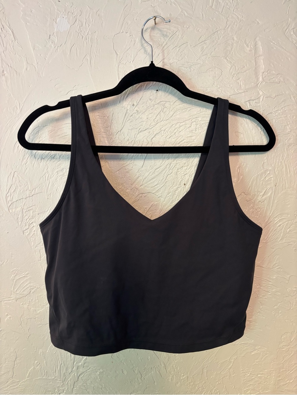 Black Crop Tank Top